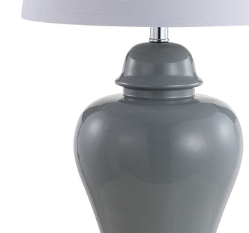 Winnie 27" Ceramic Urn LED Table Lamp - JONATHAN Y